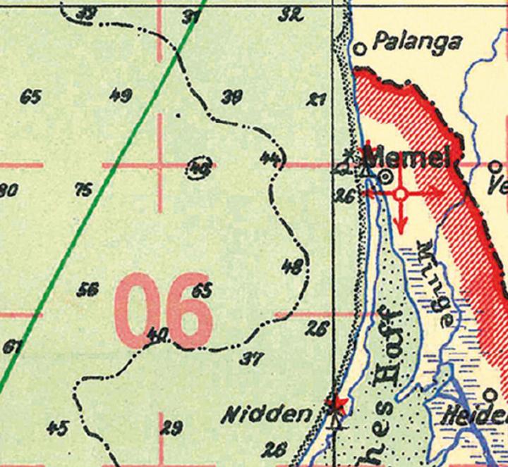 Produktbild LUFT-NAVIGATIONSKARTE: Ostsee-Ostseelän