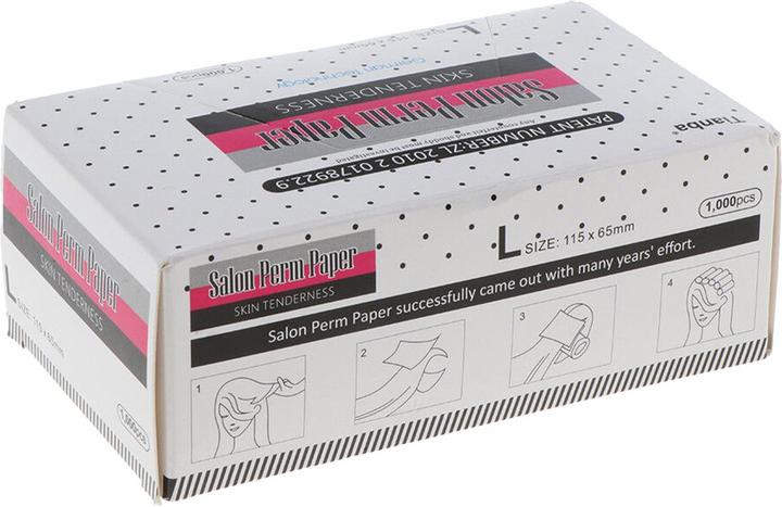 Actual product image Tianba Salon Perm Paper 115x65mm 1000 Stück