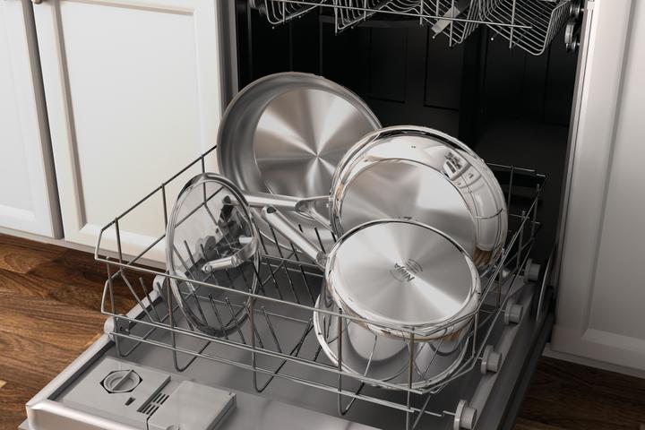 Actual product image Ninja NIA pot set 5t.EverCl.ES w.GD (24 cm, Pan set + pot set, Stainless steel)