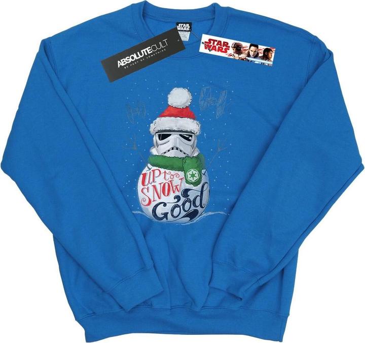 Star Wars Stormtrooper Up To Snow Good Sweatshirt (L)