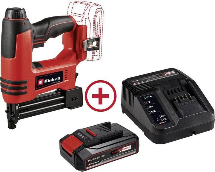 Einhell TE-CN 18 Li Accu Spijkermachine + 2.5 Ah Starter Kit
