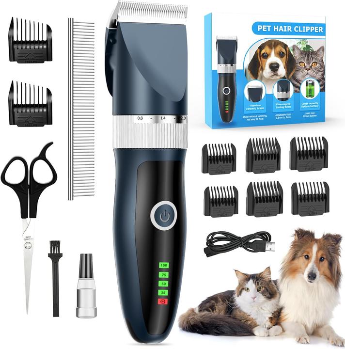 Produktbild Etrobot 14-teiliges Hundeschermaschinen-Set (Katze, Hund)