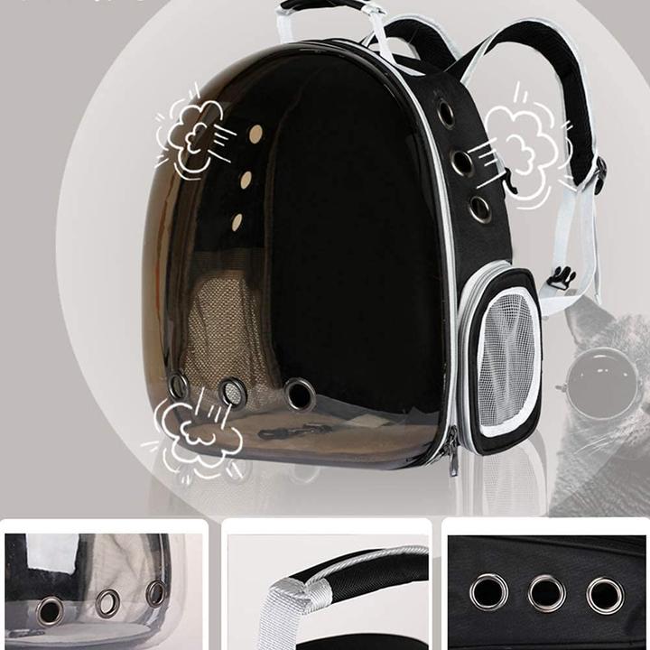 Image du produit Hoogtecly Tierrucksack mit Fenster (Chien, Chat, Respirant, Lavable)