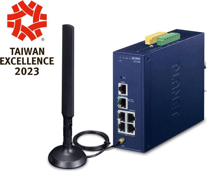 Actual product image Planet Industrial 5-Port GE LoRaWAN Gateway LCG-300-EU (5 Ports)