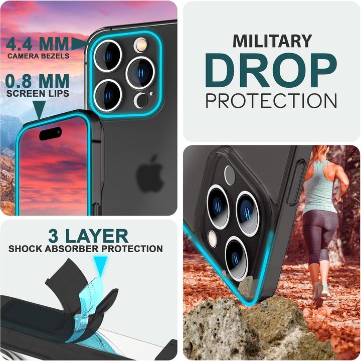 Image du produit Nalia Étui rigide mat extrêmement fin de 0,3 mm d'épaisseur (Apple iPhone 15 Pro)