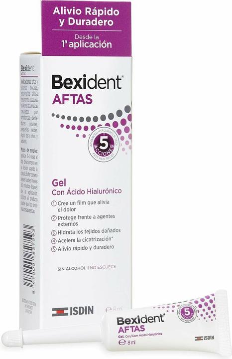Actual product image Isdin Bexident Aftas Gel 8ml