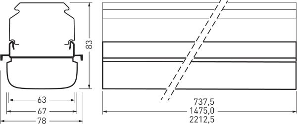 Produktbild Trilux LED-Geräteträger (4200 lm)