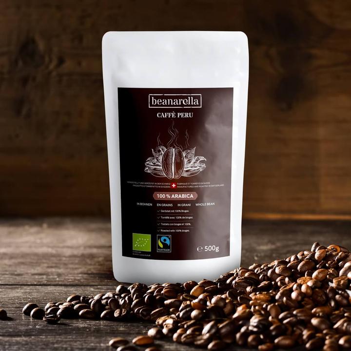 Immagine prodotto Beanarella Caffè peru, chicchi di caffè (1000 g, Tostatura media)