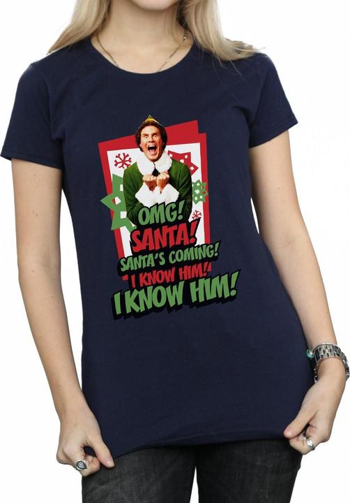 Image du produit Elf - T-shirt OMG SANTA - Femme (S)