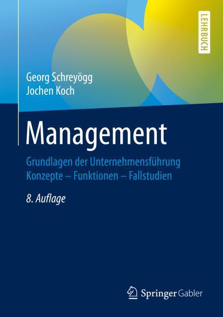 Produktbild Management (Deutsch, Georg Schreyögg, Jochen Koch, 2020)