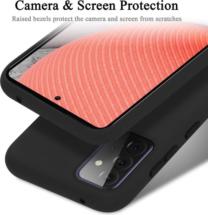 Actual product image Cadorabo TPU Liquid Silicone Case Cover (Samsung Galaxy A72, Samsung Galaxy A72 5G)