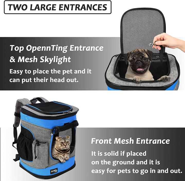 Actual product image Kato Tirrinia Haustier Rucksack (Cat, Washable, Foldable)