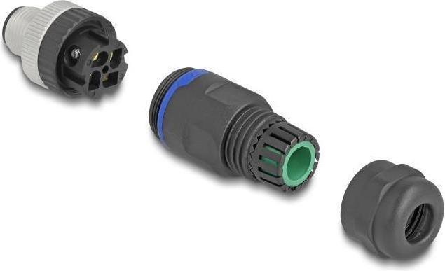 Produktbild Delock M12 Steckverbinder A-kodiert 5 Pin Stecker zur Montag