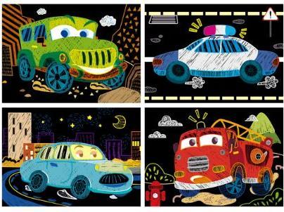 Produktbild Avenir AVE Mini Rubbelbuch-Autos