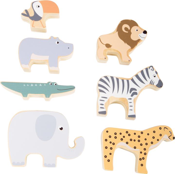 Produktbild small foot Stapeltiere Safari