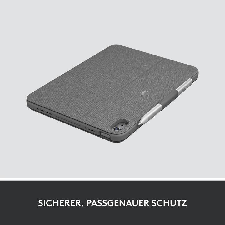 Produktbild Logitech Combo Touch (CH, iPad 2022 (10. Gen))