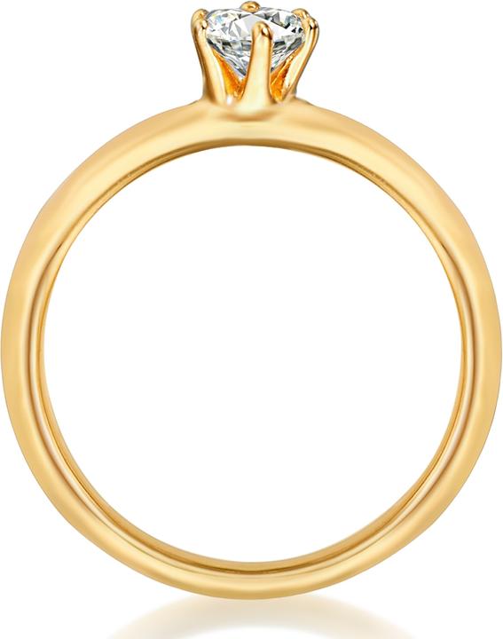 Produktbild Trilani Damen Sterling Silber Zirkonia gelbgold - 4126 (50, 925 Silber)
