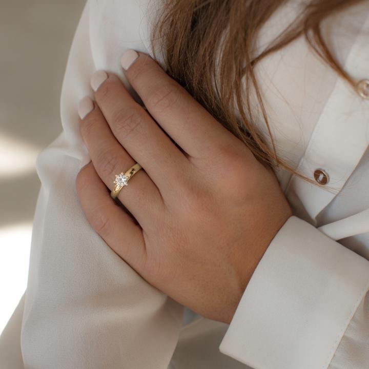 Produktbild Trilani Damen Sterling Silber Zirkonia gelbgold - 4126 (50, 925 Silber)