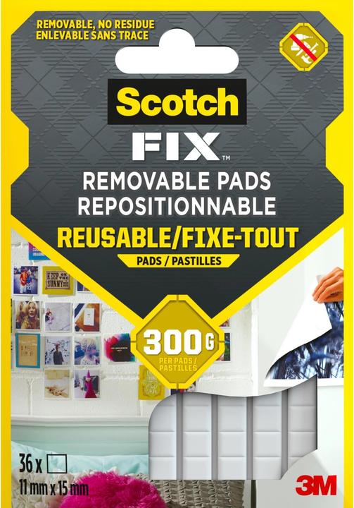 Immagine prodotto Scotch Cuscinetti adesivi rimovibili Scotch-Fix (0.30 kg)