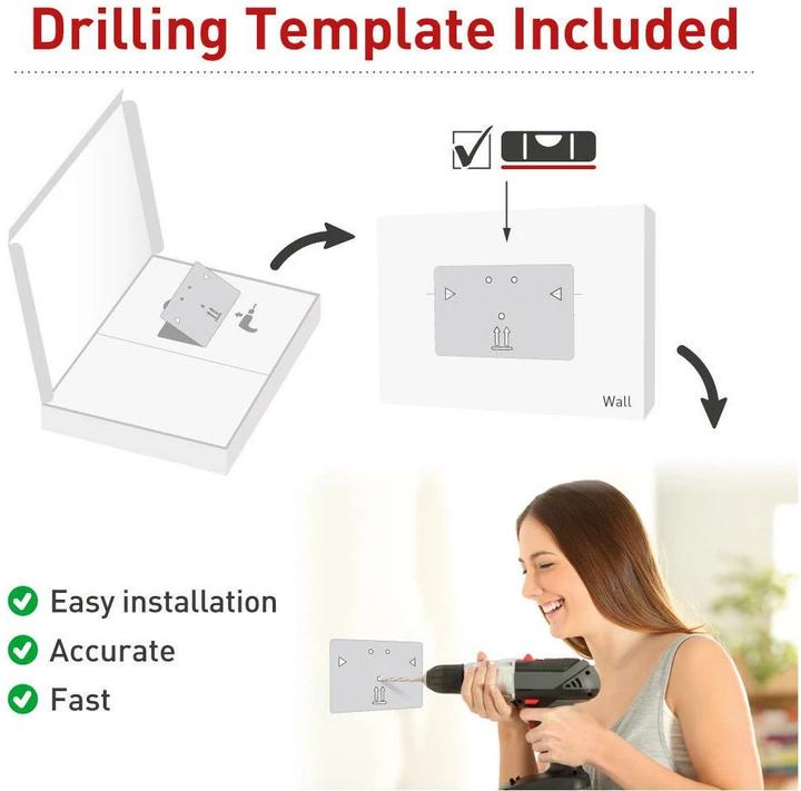 Actual product image Barkan WH 4400-SW (Wall, 80", 50 kg)