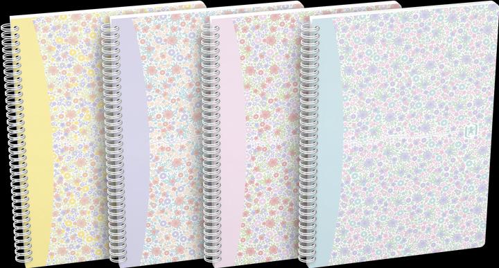 Image du produit Oxford FORME FLORAL - Livre à spirales (B5, Quadrillé, Couverture rigide)