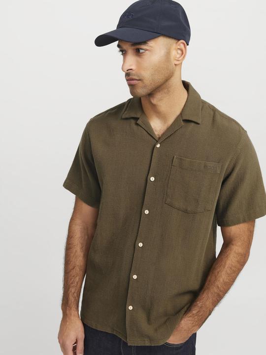 Image du produit Jack & Jones Rddwayne Structure Resort Shirt S/S Sn (XXL)
