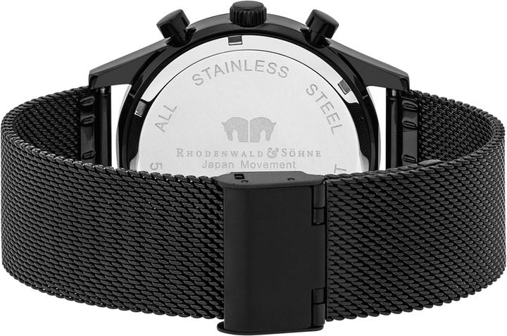 Actual product image Men Chronograph Goodwill Stainless Steel Black - 5112 (Chronograph, 45 mm)