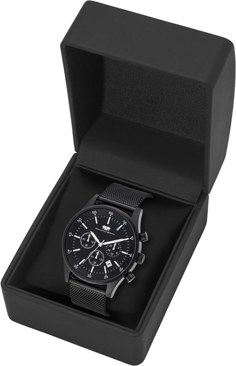 Actual product image Men Chronograph Goodwill Stainless Steel Black - 5112 (Chronograph, 45 mm)