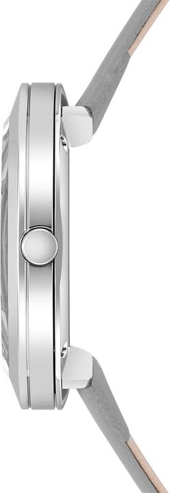 Actual product image Ladies quartz watch Lucrezia genuine leather gray - 5128 (Analogue wristwatch, 42 mm)