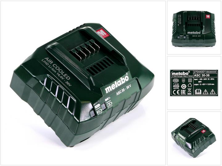 Image du produit Metabo ASC 30-36 V AIR COOLED Chargeur 14,4-36V ( 627044000 ) (36 V)