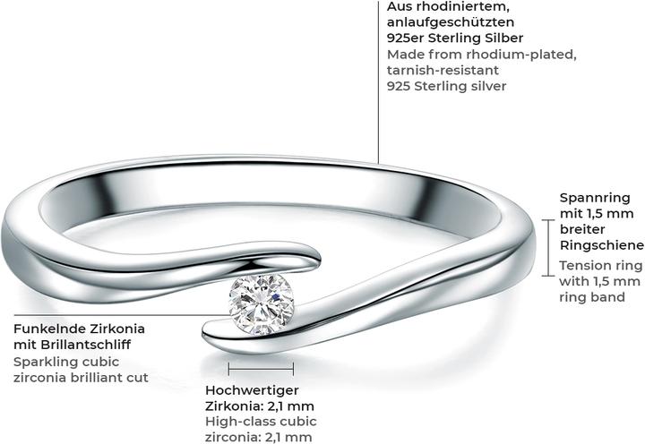 Immagine prodotto Trilani Donna Argento Zirconia argento - 6792 (52, 925 Argento)