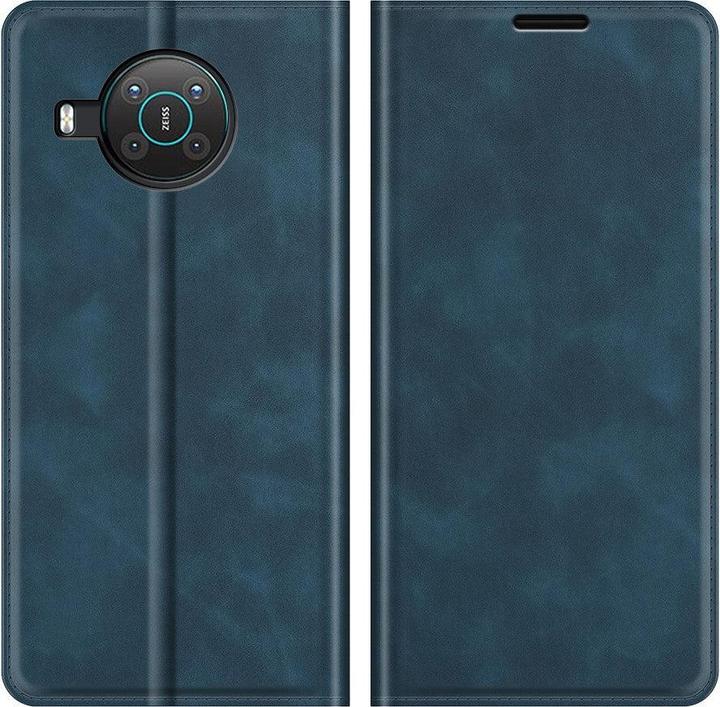 Immagine prodotto Cover-Discount Nokia X20 - Silky Stand Flip Case Cover blu scuro (Nokia X20)