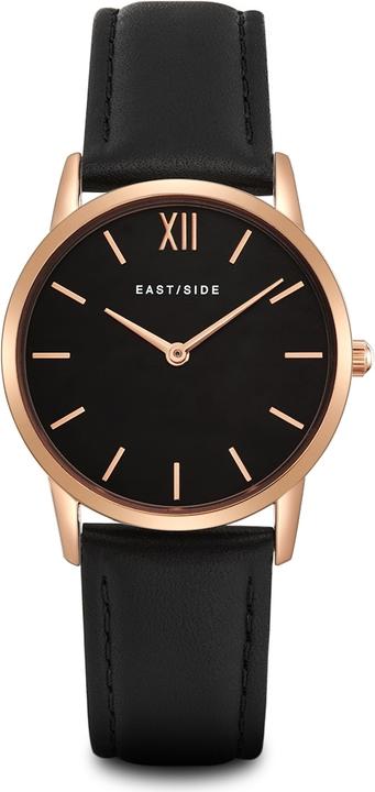 Actual product image Eastside Ladies quartz watch Upper Union genuine leather black - 9762 (Analogue wristwatch, 33 mm)