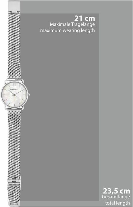 Produktbild Eastside Damen Quarzuhr Pearl Moon Edelstahl silber - 9850 (Analoguhr, 33 mm)