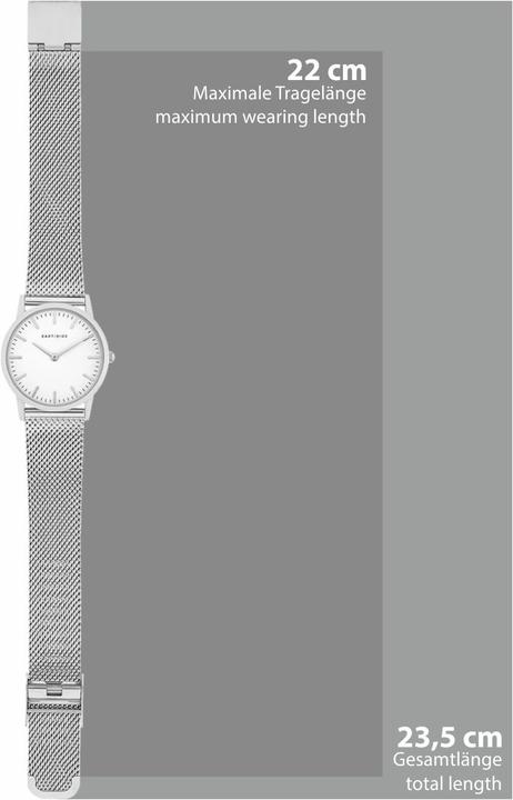 Immagine prodotto Eastside Orologio al quarzo da donna Cassina in acciaio inossidabile argento - 9736 (Orologio da polso analogico, 33 mm)