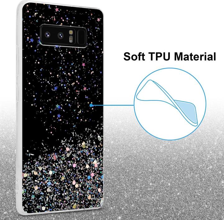 Produktbild Cadorabo TPU Cover funkelnder Glitter (Samsung Galaxy Note 8)