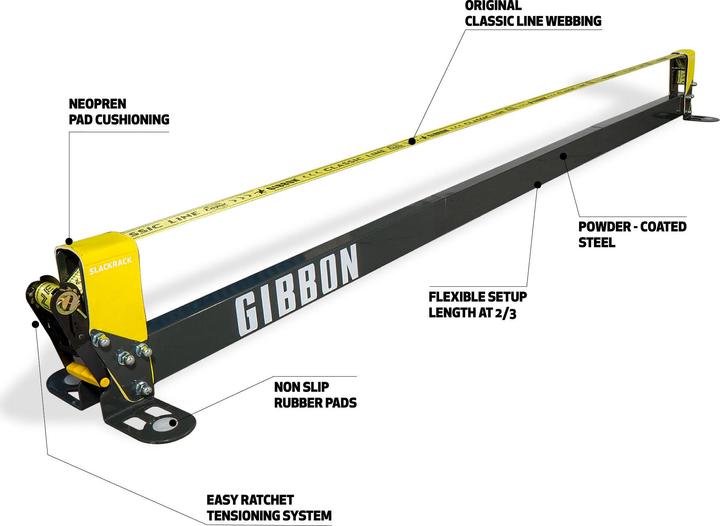 Actual product image Gibbon Indoor Slackrack Classic (3 m)