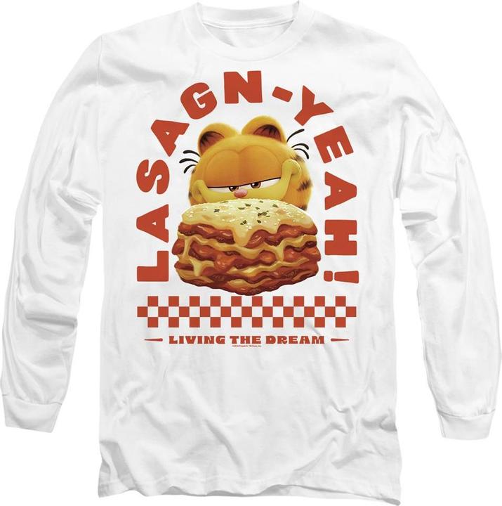 Actual product image Garfield Unisex Adult Lasagnyeah T-Shirt (S)