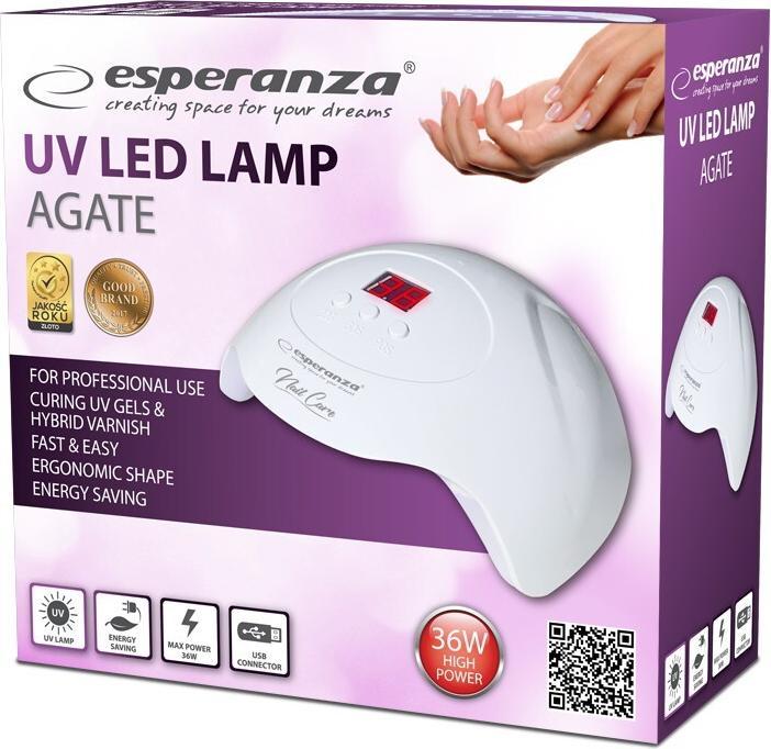 Immagine prodotto Esperanza EBN010 Asciugatrice per unghie UV LED 36W