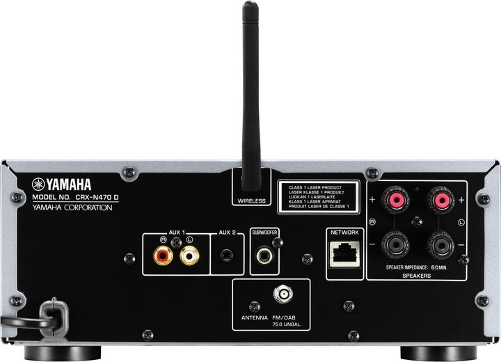 Productafbeelding Yamaha Mcr-N470dab (CD Speler, WiFi, Bluetooth, Meerkamer, Airplay, Spotify Connect, 2x 22 W)