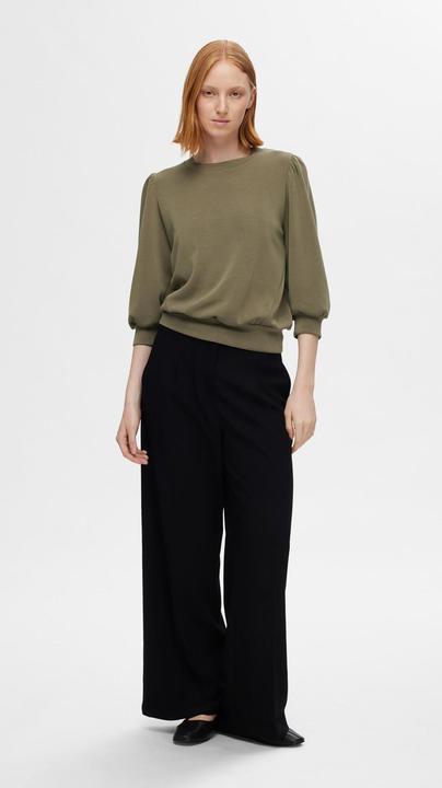 Actual product image Selected Femme Puffed sleeve sweatshirt (XS)