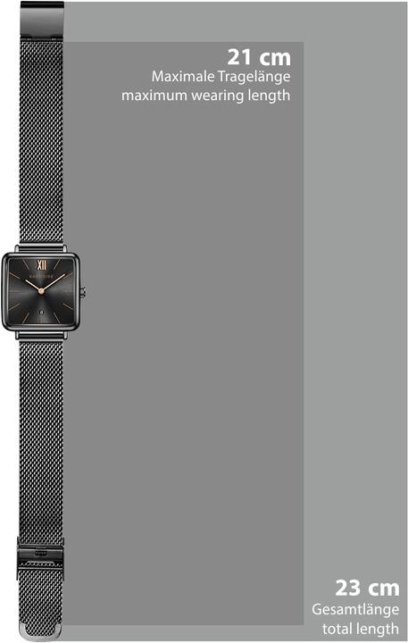 Produktbild Eastside Damen Quarzuhr Grand Edelstahl anthrazit - 24167 (Analoguhr, 37.60 mm)