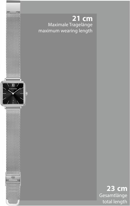 Image du produit Eastside Montre à quartz pour femme Grand en acier inoxydable argenté - 24165 (Montre analogique, 37.60 mm)