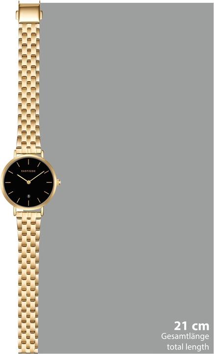 Immagine prodotto Eastside Orologio al quarzo da donna Bloomfield in acciaio inossidabile e oro giallo - 24175 (Orologio da polso analogico, 32.10 mm)