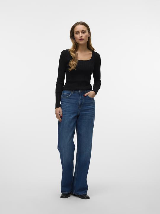 Produktbild Vero Moda VMREBECCA Super High Rise Weiter Beinschnitt Jeans Straight-Fit (25)