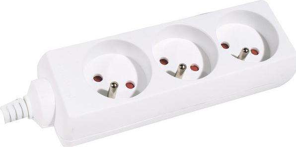 Image du produit Dexlan Cordon d'alimentation avec interrupteur - 3 prises 1,50 m (1.50 m)
