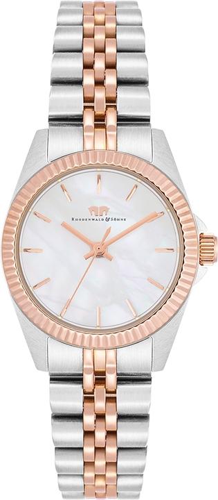 Damen Quarzuhr Cassina Edelstahl silber/roségold - 26541 (Analoguhr, 27.50 mm)