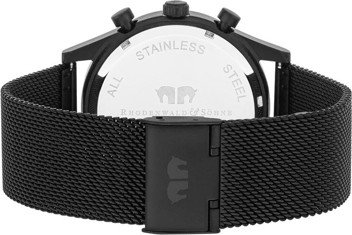 Actual product image Men Chronograph Goodwill Stainless Steel Black - 26523 (Chronograph, 43 mm)