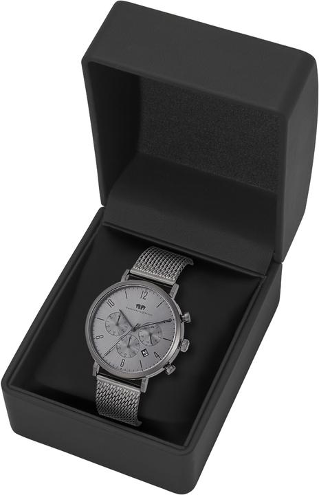 Produktbild Herren Chronograph Arakon Edelstahl grau - 26537 (Chronograph, 42 mm)