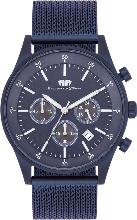 Produktbild Herren Chronograph Goodwill Edelstahl blau - 26529 (Chronograph, 43 mm)
